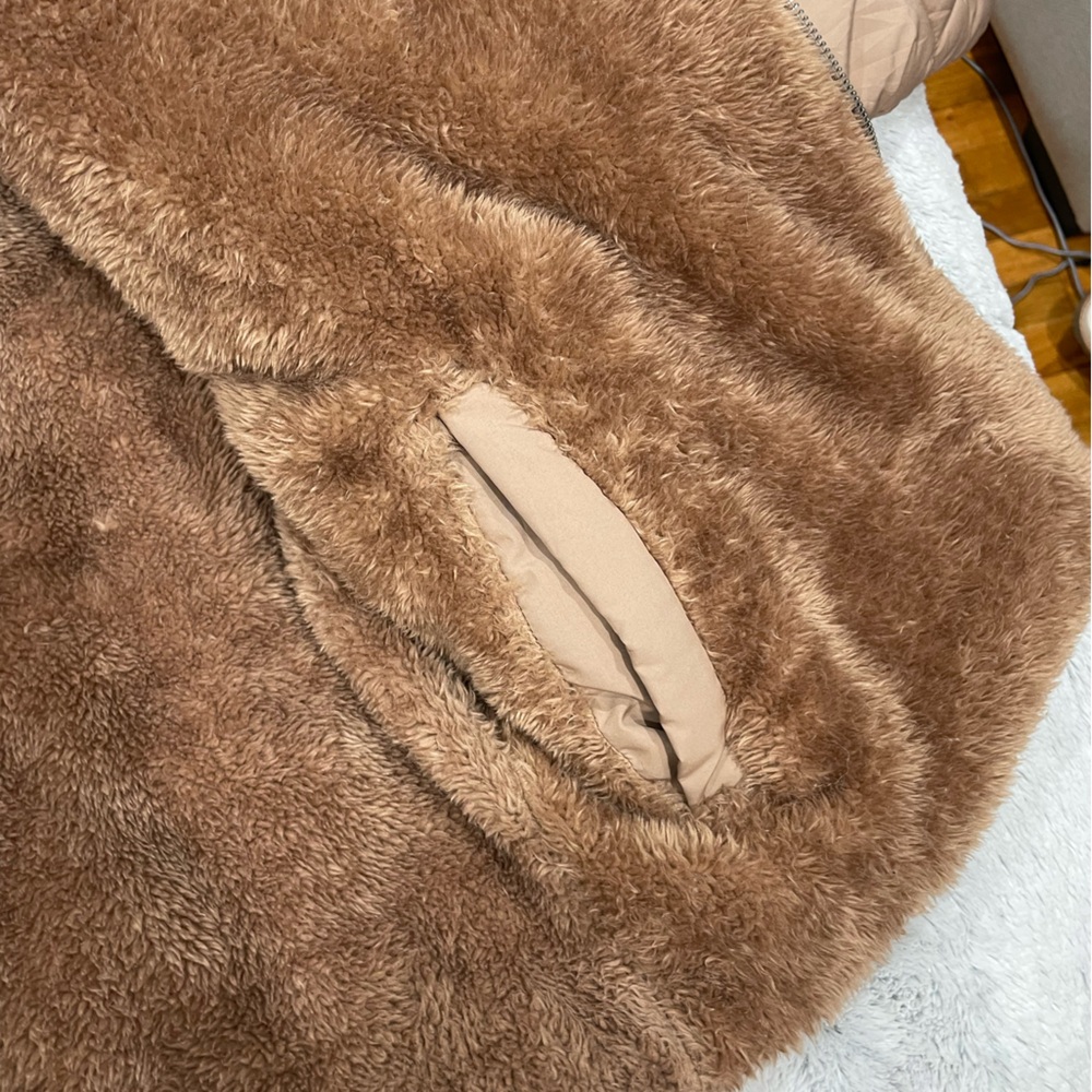 Tan Puffer Jacket - Picture 4 of 11